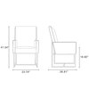 Manhattan Comfort Element Dining Armchair in Grey DC029-GY